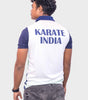 Karate India Tricolor Polo T-Shirt for Men | WKF Sportswear | National Team Jersey