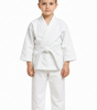 Kids' White Karate Uniform Gi Set | Children's Martial Arts Lightweight Kimono Suit with Belt
