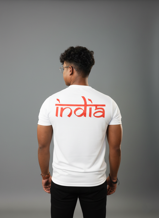 Men's All-Sport Quick-Dry Performance T-Shirt – White Athletic Training & Gym Tee